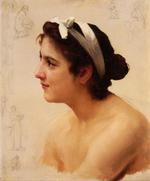 欧洲12-19世纪油画二_Bouguereau_William_Etude_d-une_femme_pour_Offrande_a_l-_Amour